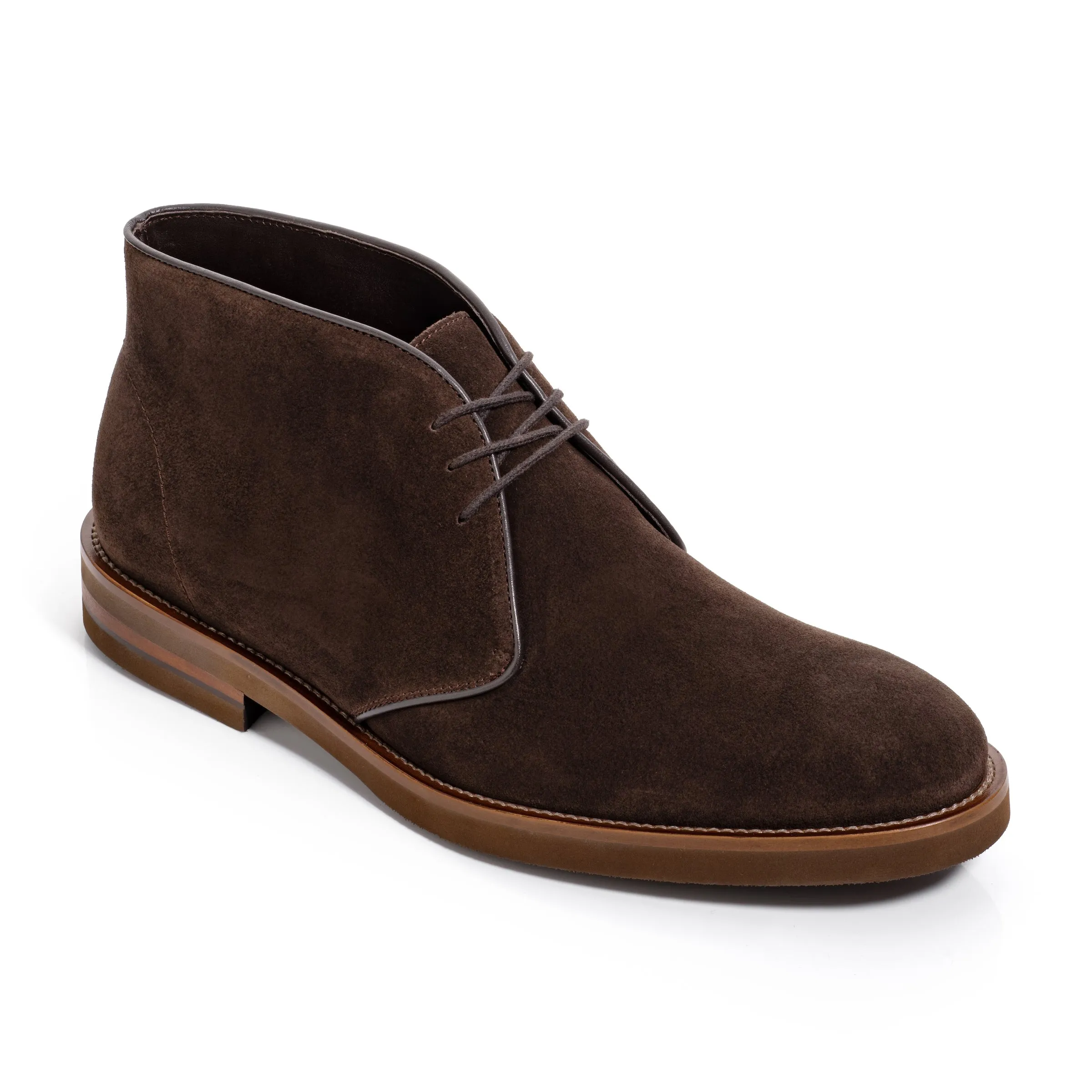 Monaco Dark Brown Suede Desert Boot