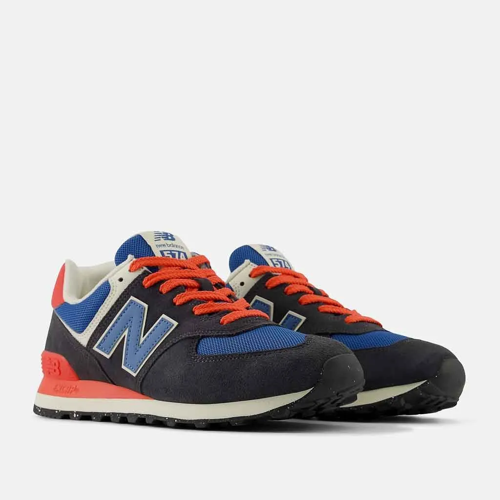 New Balance 574 Sneaker for Men - Black/Blue