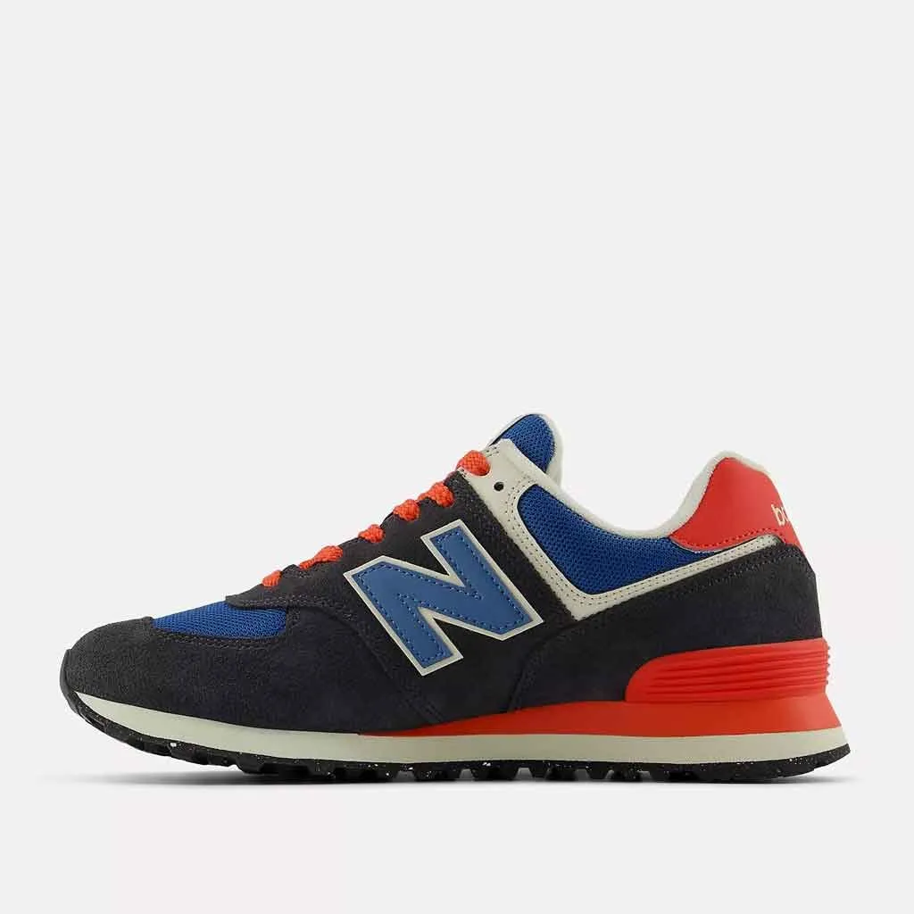 New Balance 574 Sneaker for Men - Black/Blue