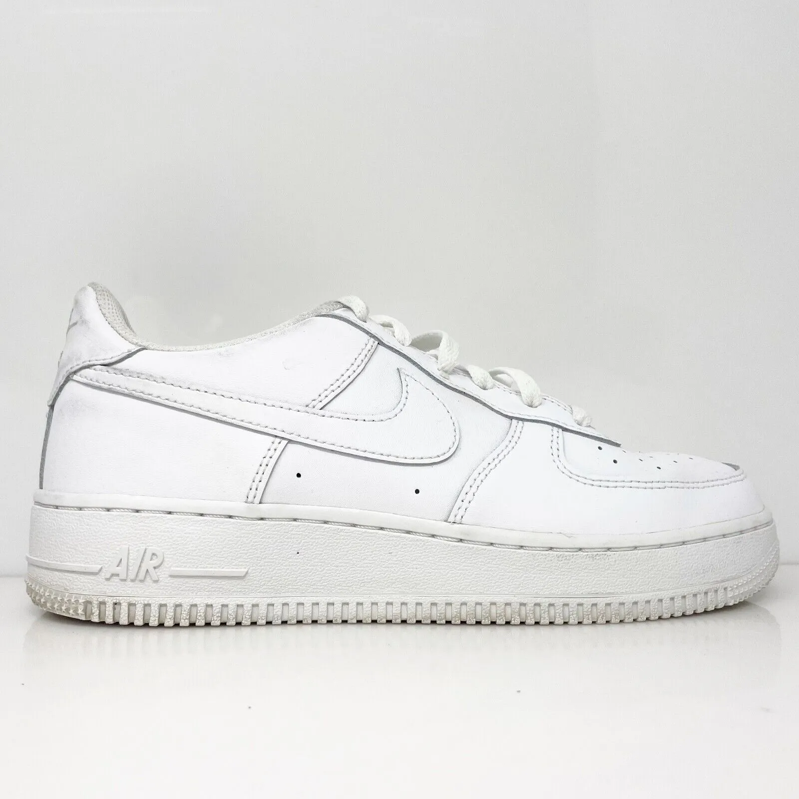 Nike Boys Air Force 1 Low 314192-117 White Casual Shoes Sneakers Size 7Y