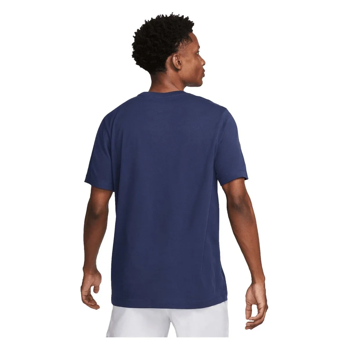 NIKE MENS RUNNING TEE NAVY