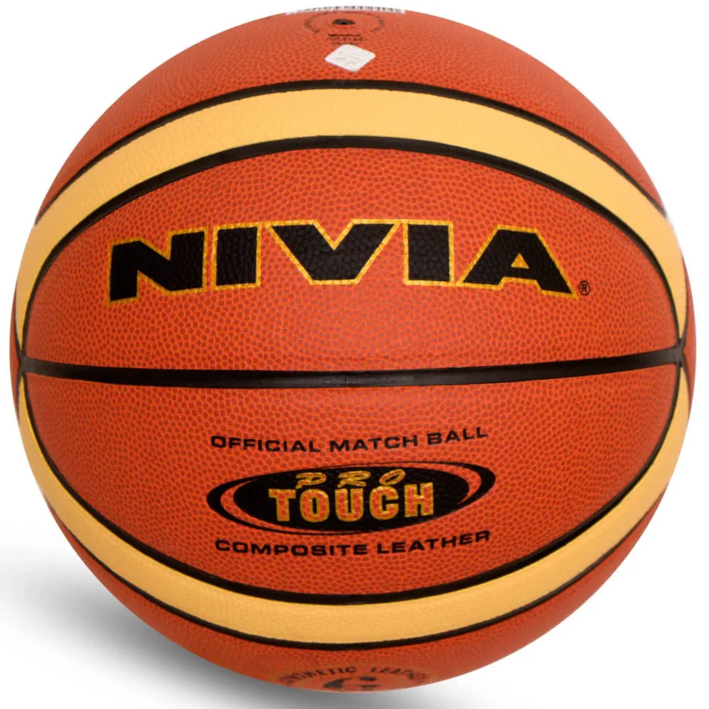 Nivia Pro Touch BasketBall (Brick)