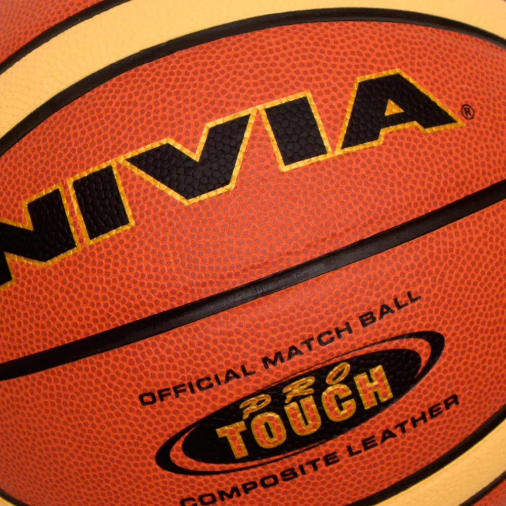 Nivia Pro Touch BasketBall (Brick)