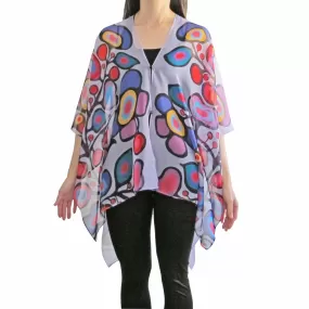 Norval Morrisseau Woodland Floral Kimono Scarf