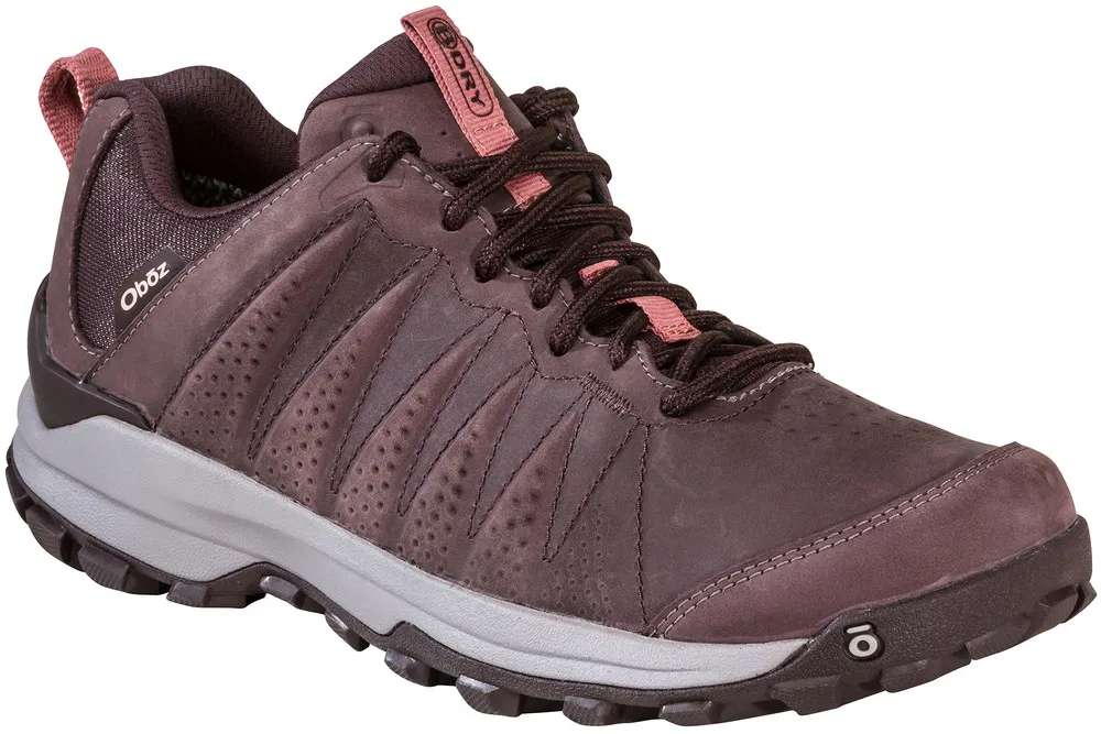 Oboz Womens Sypes Low Hiking Shoes- Peppercorn