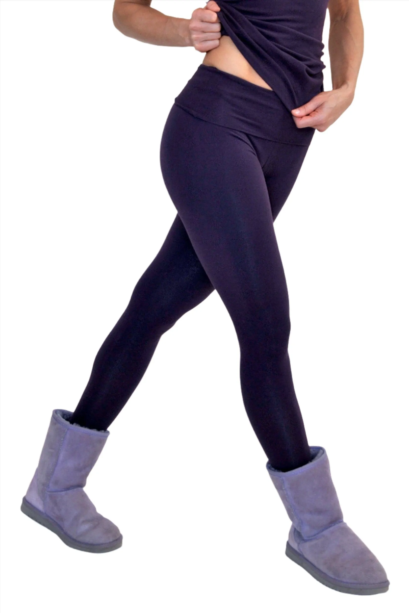 One Step Ahead Brushed Supplex Roll Down Fitted Leggings R200