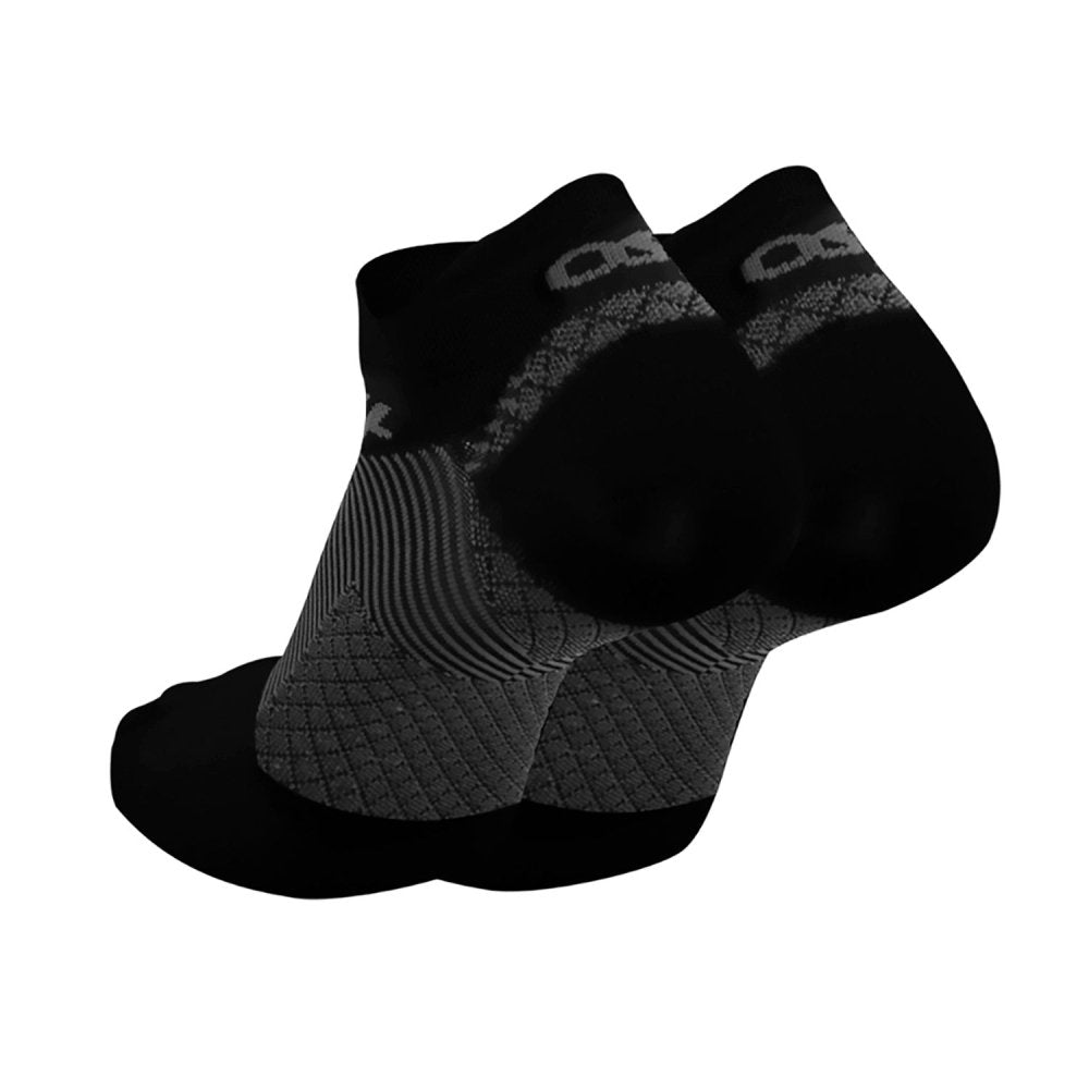 OS1st FS4 Plantar Fasciitis No Show Socks - Black