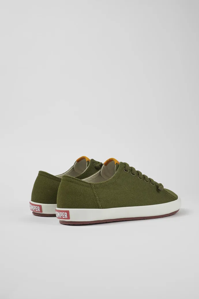 Peu Rambla Green Textile Sneaker for Men