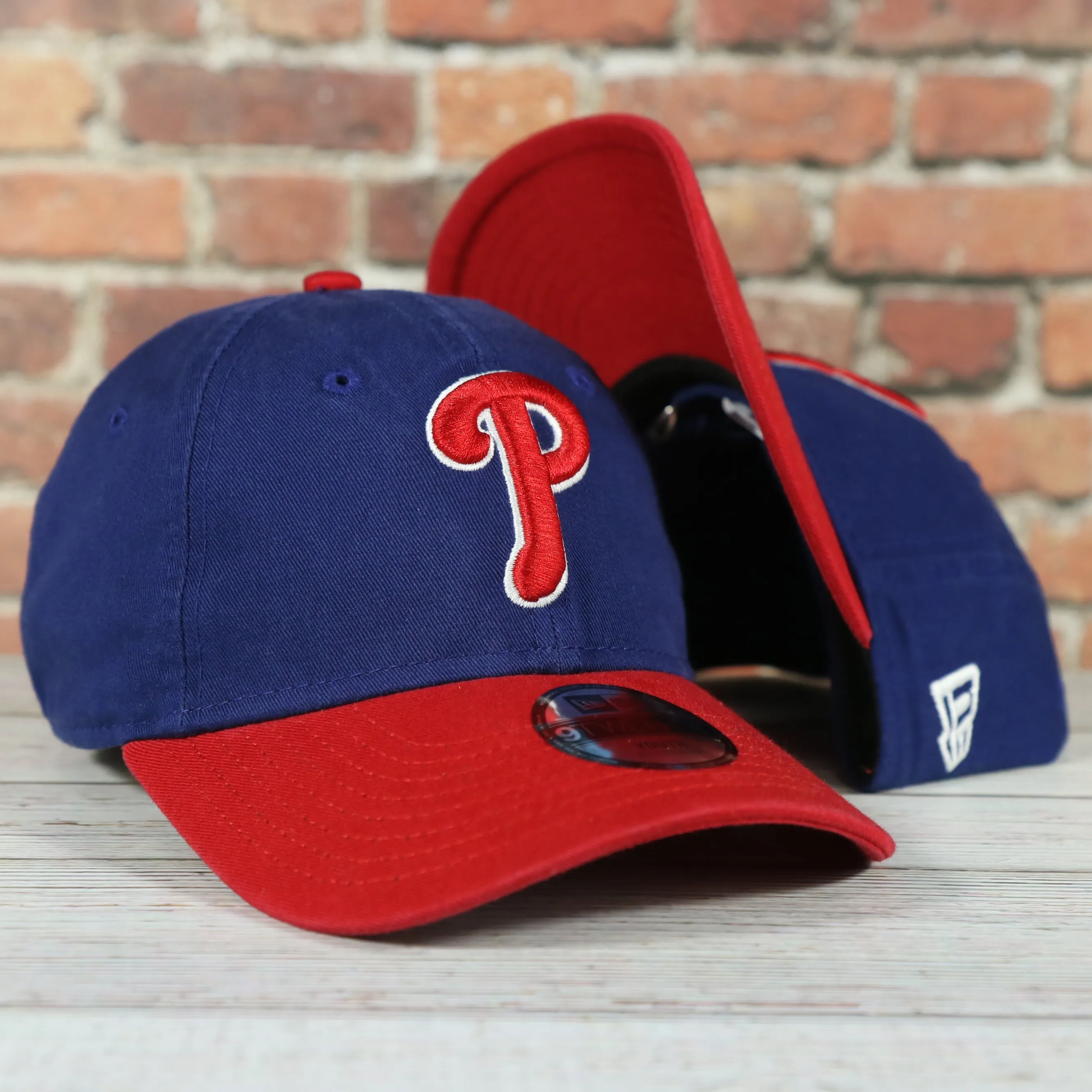 Philadelphia Phillies Youth Royal/Red Adjustable Ball Cap 9Twenty Kid's Dad Hat