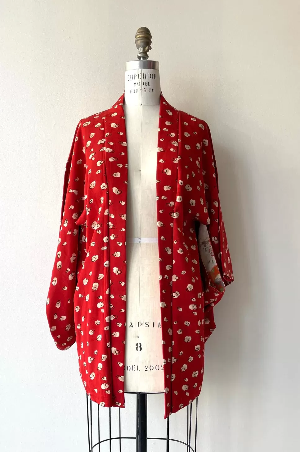 Red Cloud Silk Haori