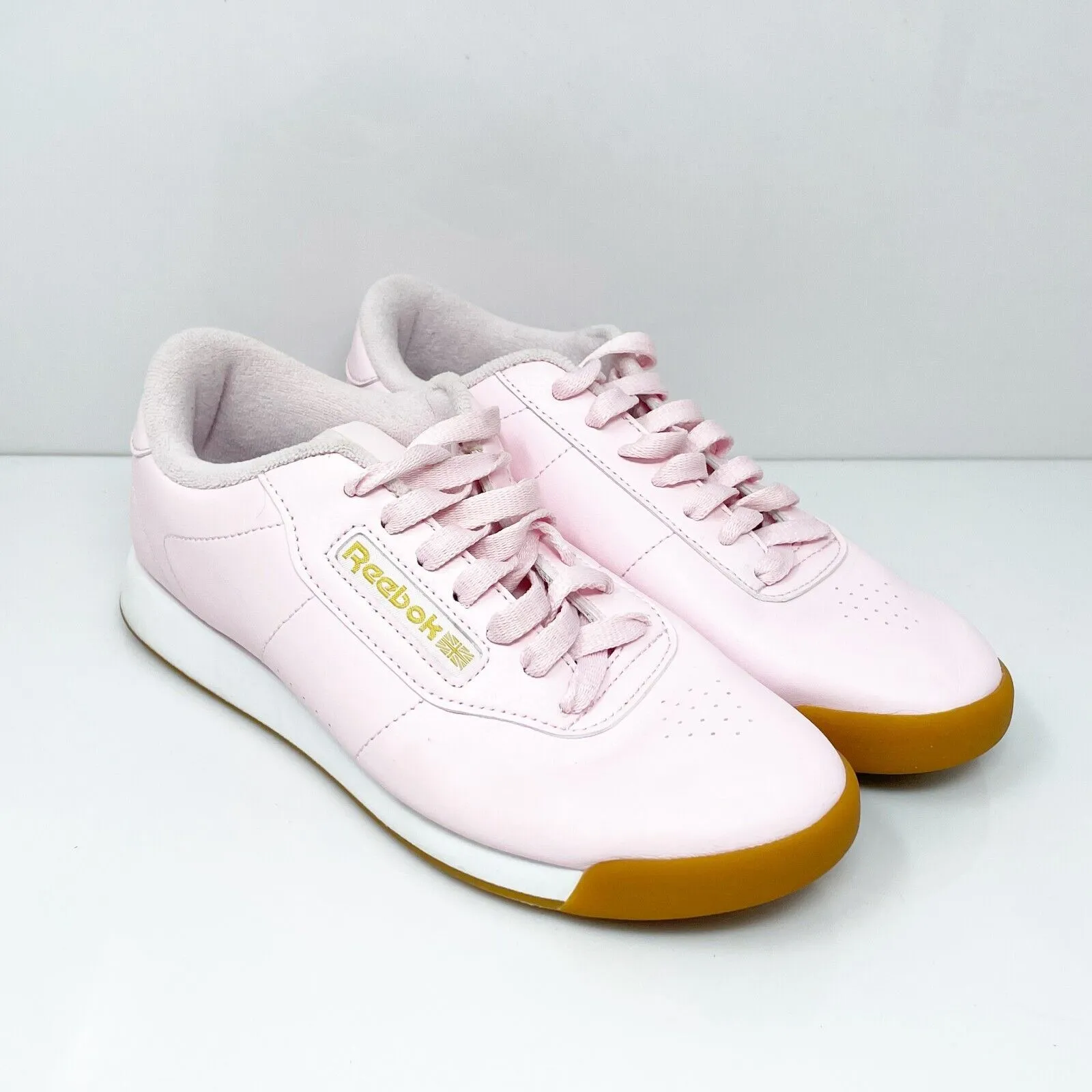 Reebok Womens Princess Classic BS7755 Pink Casual Shoes Sneakers Size 7.5