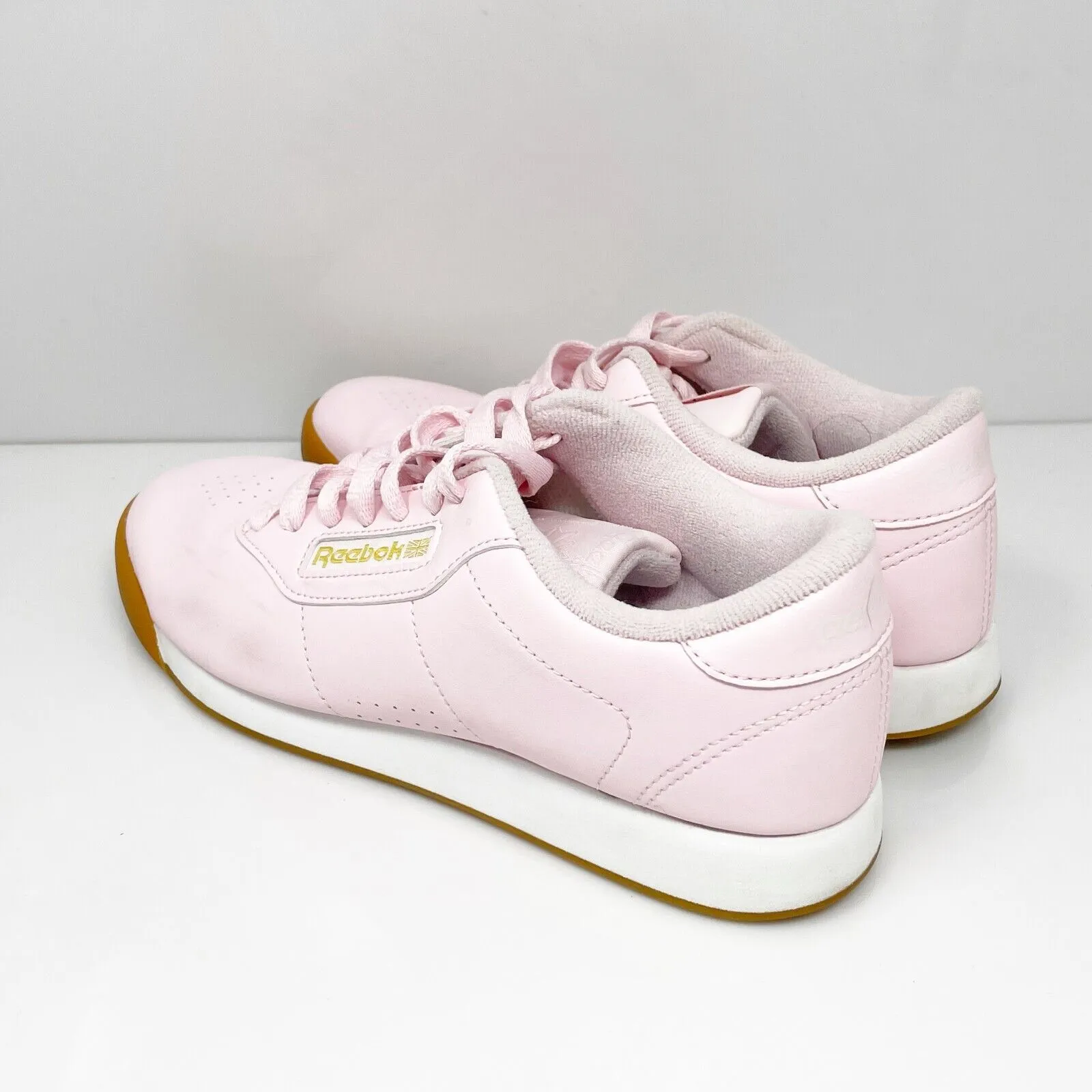 Reebok Womens Princess Classic BS7755 Pink Casual Shoes Sneakers Size 7.5