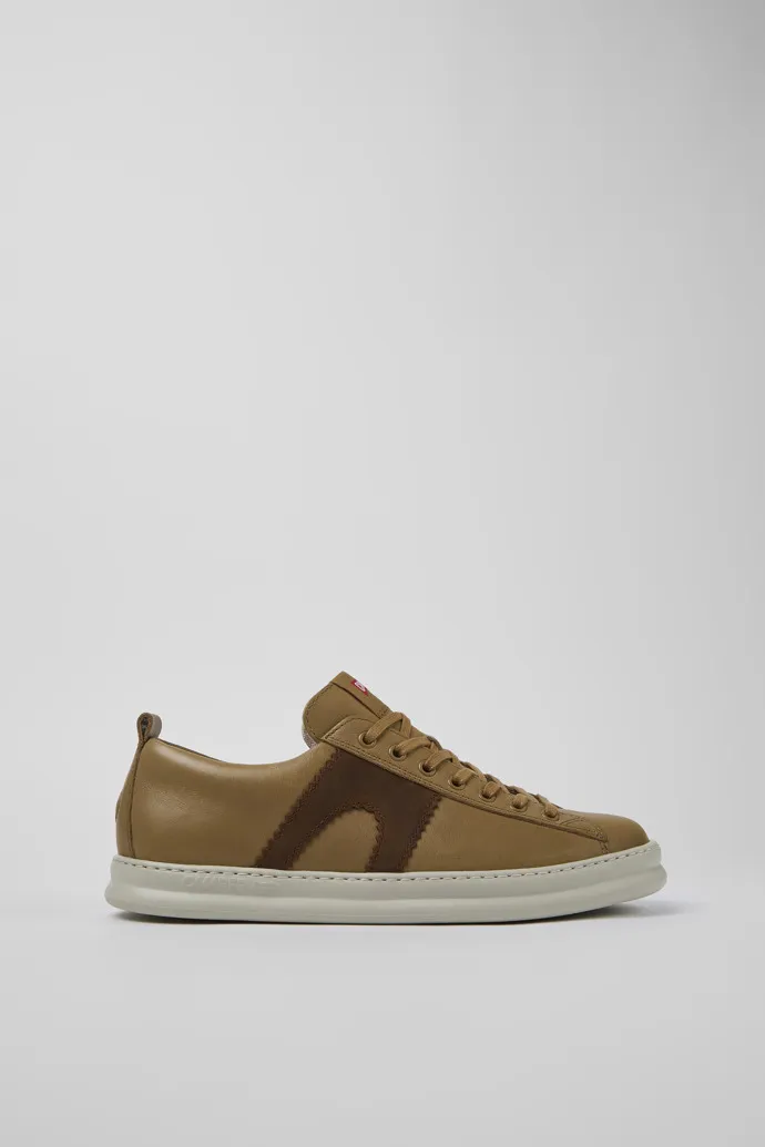 Runner Brown Leather Sneaker for Men