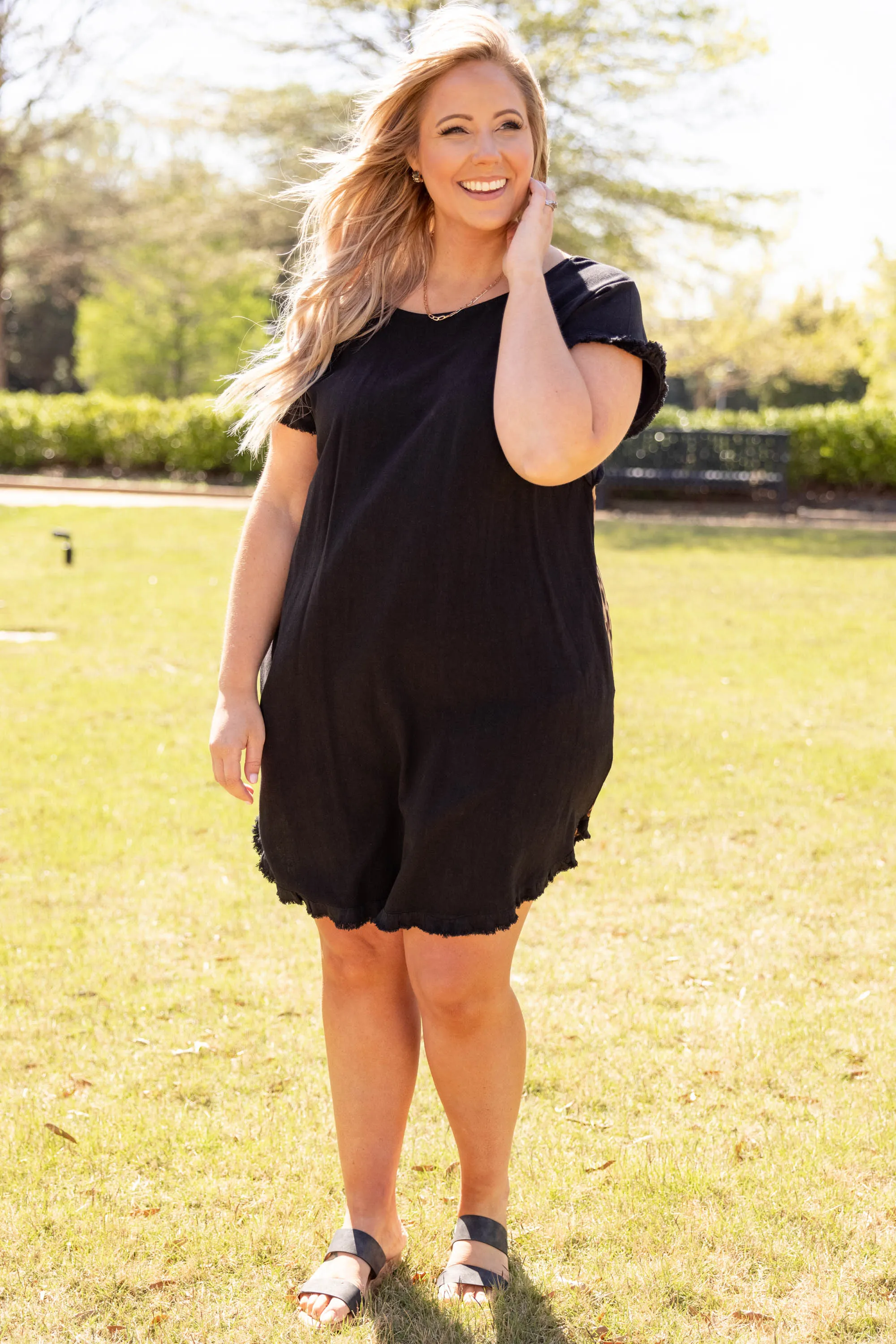 Running Wild For You Dress, Black