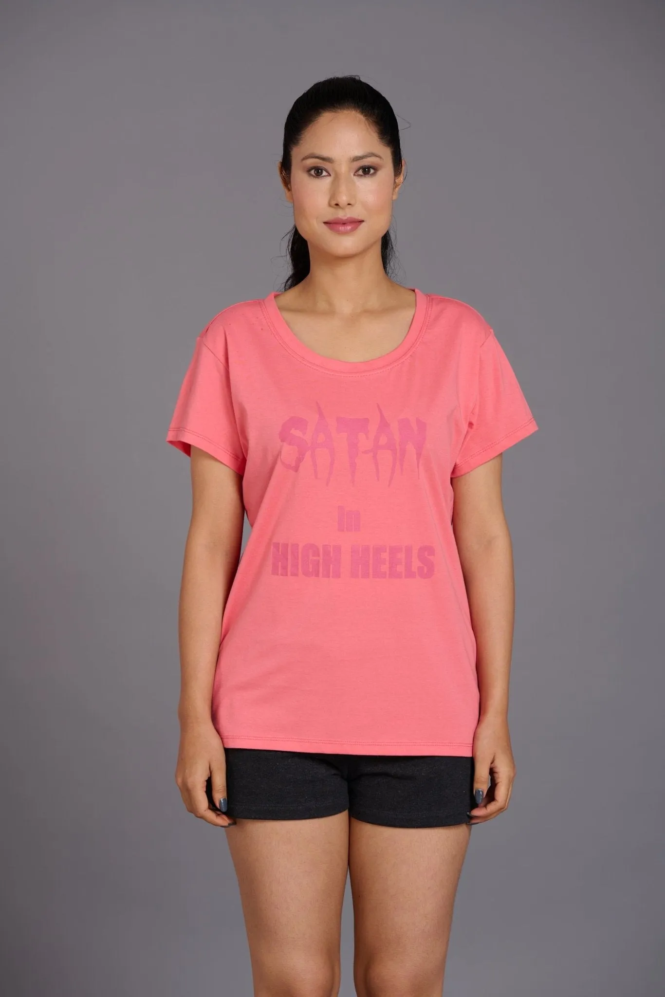 Satan In High Heels Oversized T-Shirt for Women