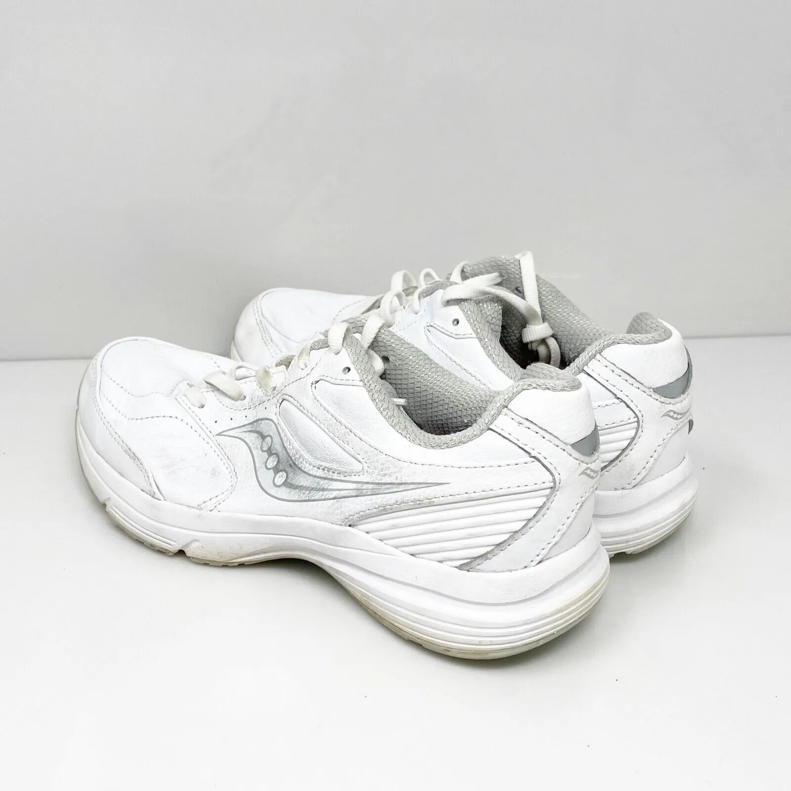 Saucony Womens Integrity Walker 3 S50208-1 White Casual Shoes Sneakers Sz 8.5 W