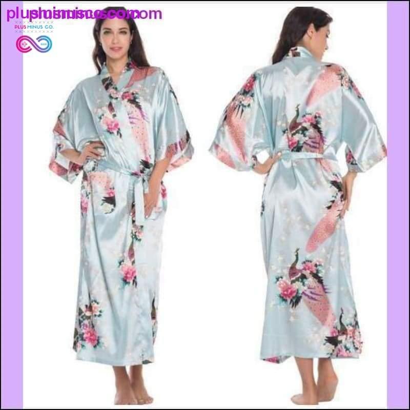 Silk Kimono Robe Bathrobe Women Satin Robe Silk Robes Night