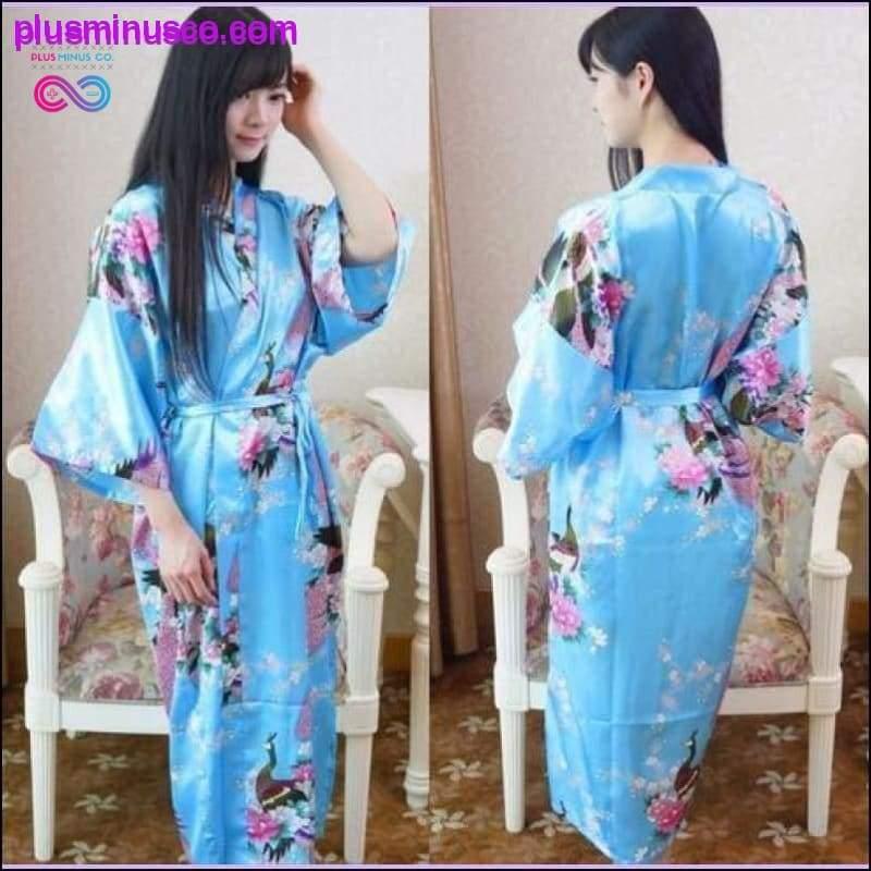 Silk Kimono Robe Bathrobe Women Satin Robe Silk Robes Night