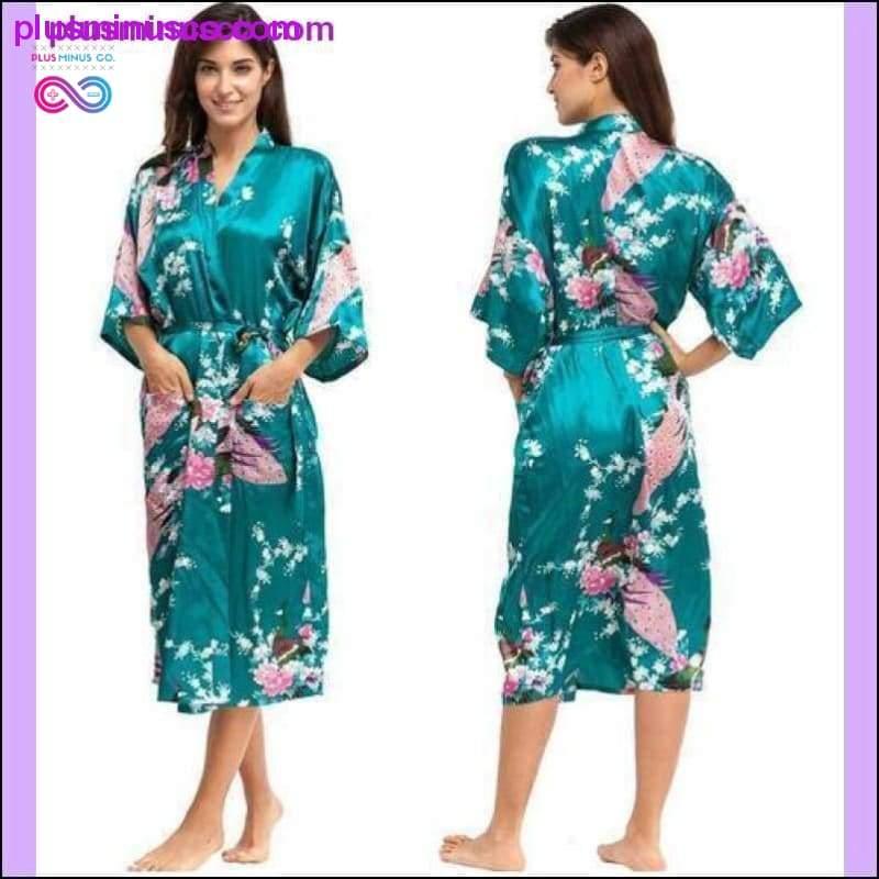 Silk Kimono Robe Bathrobe Women Satin Robe Silk Robes Night