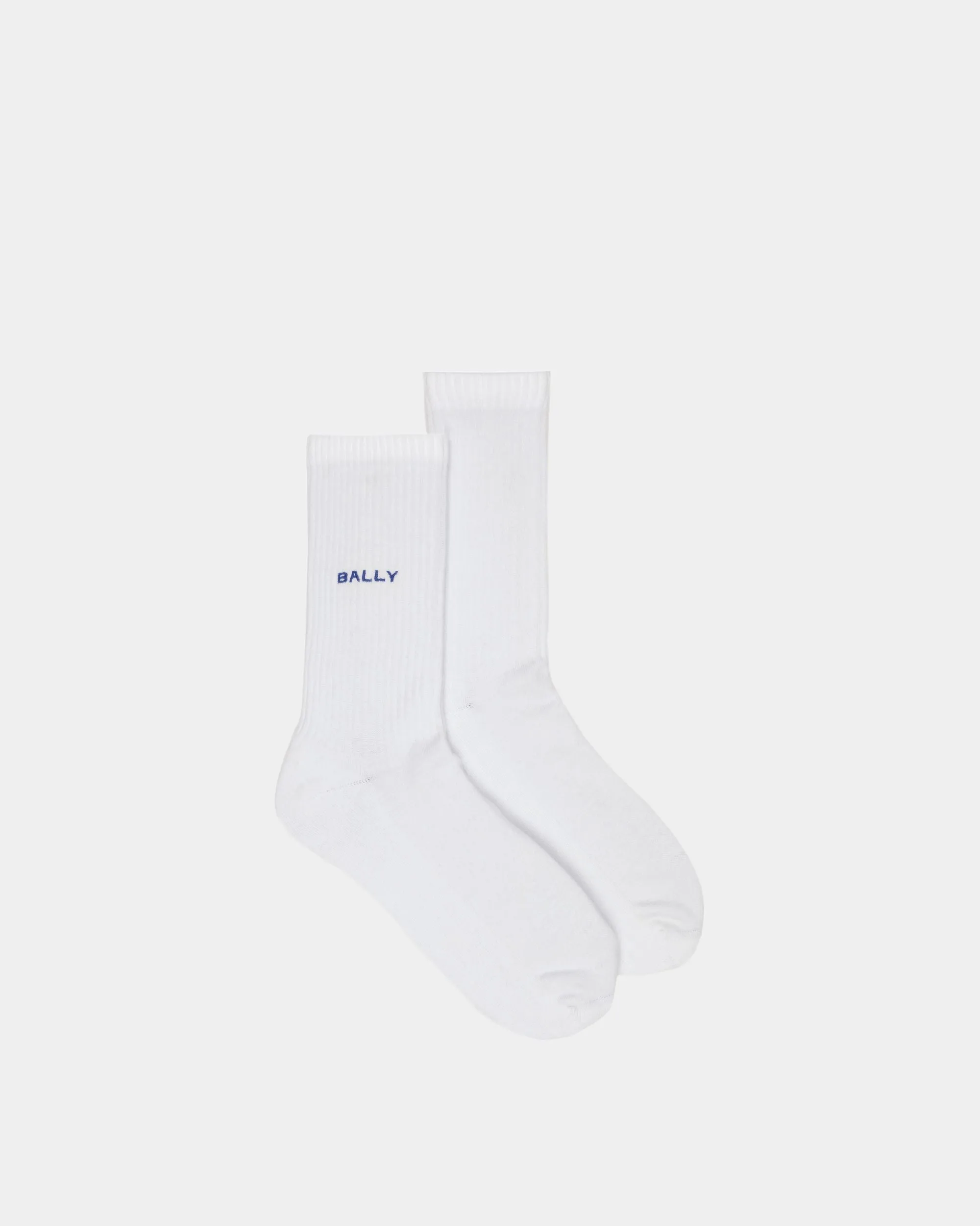 Socks In White Cotton 