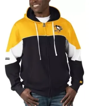 Starter Men's NHL Pittsburgh Penguins Power Forward Full-Zip Hoodie