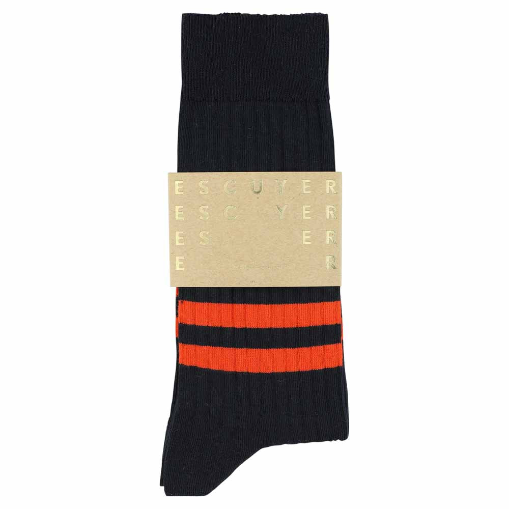 Stripes socks - Blue / Orange