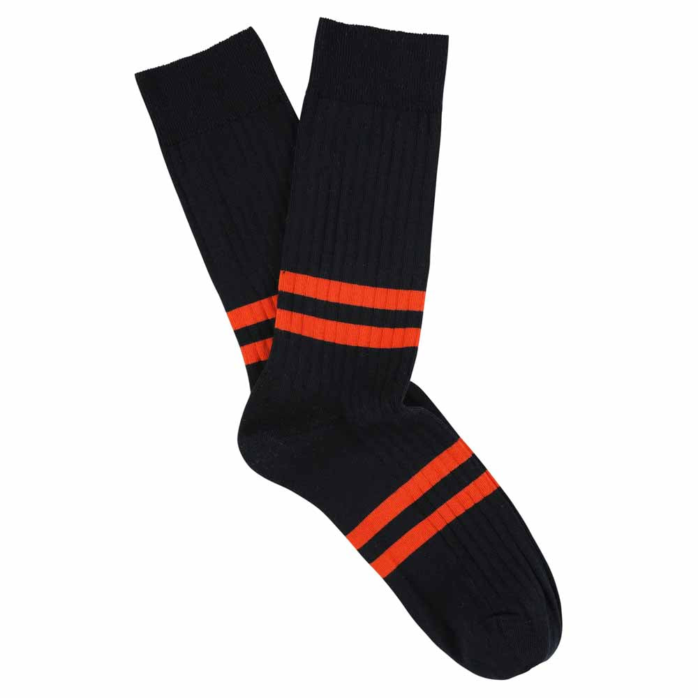 Stripes socks - Blue / Orange