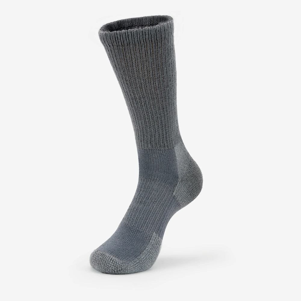 Thorlos Unisex WX Walking Moderate Cushion Crew Sock - Grey