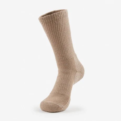 Thorlos Unisex WX Walking Moderate Cushion Crew Sock - Khaki