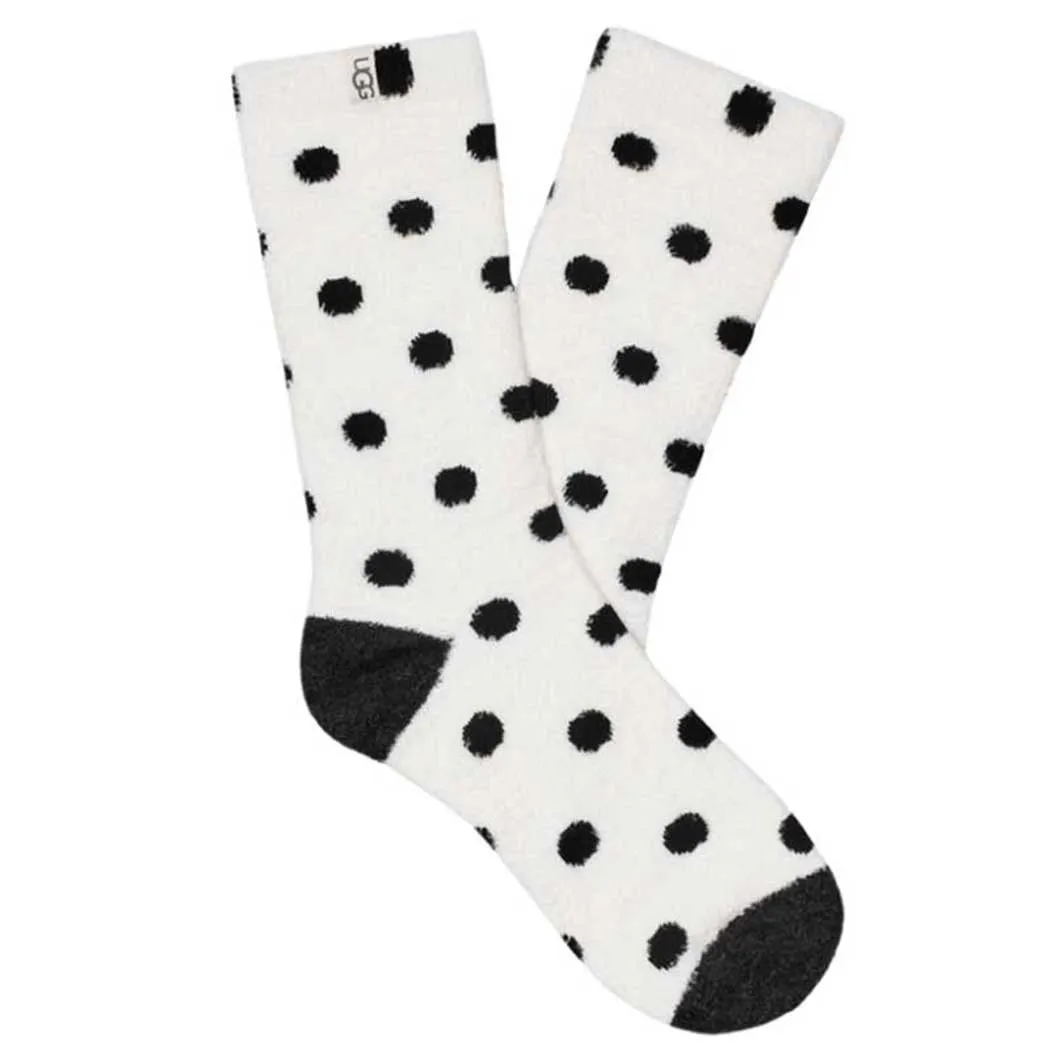 UGG Leslie Graphic Crew Sock Large Dot 1105868-LDT (Women's)