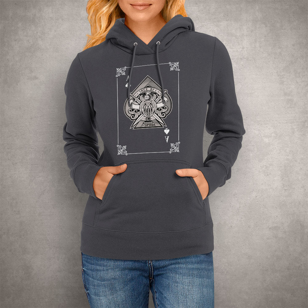 Unisex Hoodie Card Ace of Spades