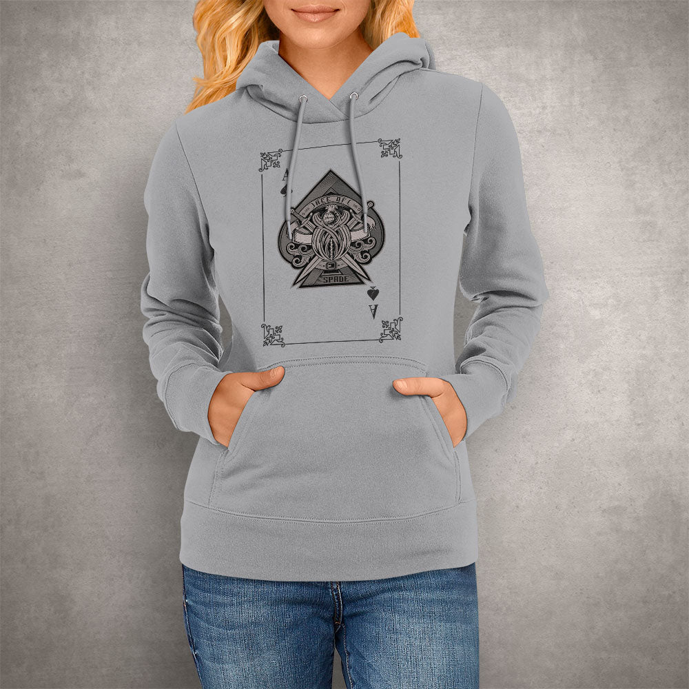 Unisex Hoodie Card Ace of Spades