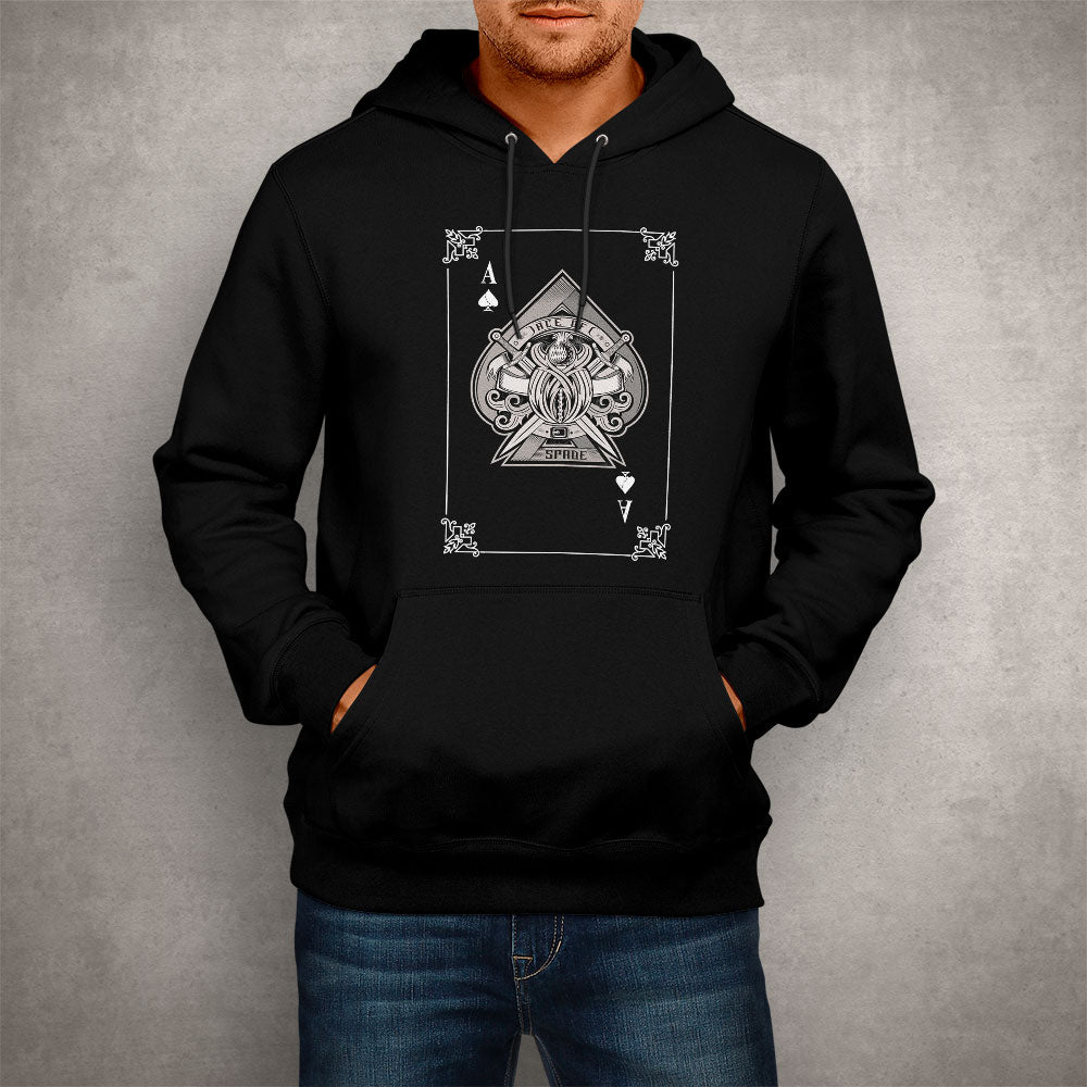 Unisex Hoodie Card Ace of Spades