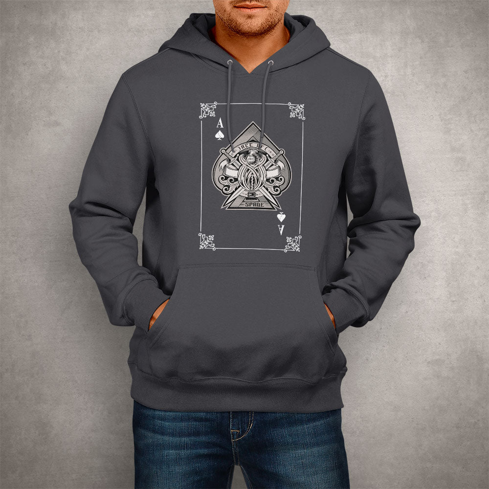 Unisex Hoodie Card Ace of Spades