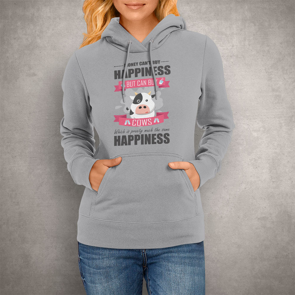 Unisex Hoodie Happiness Cow Lover