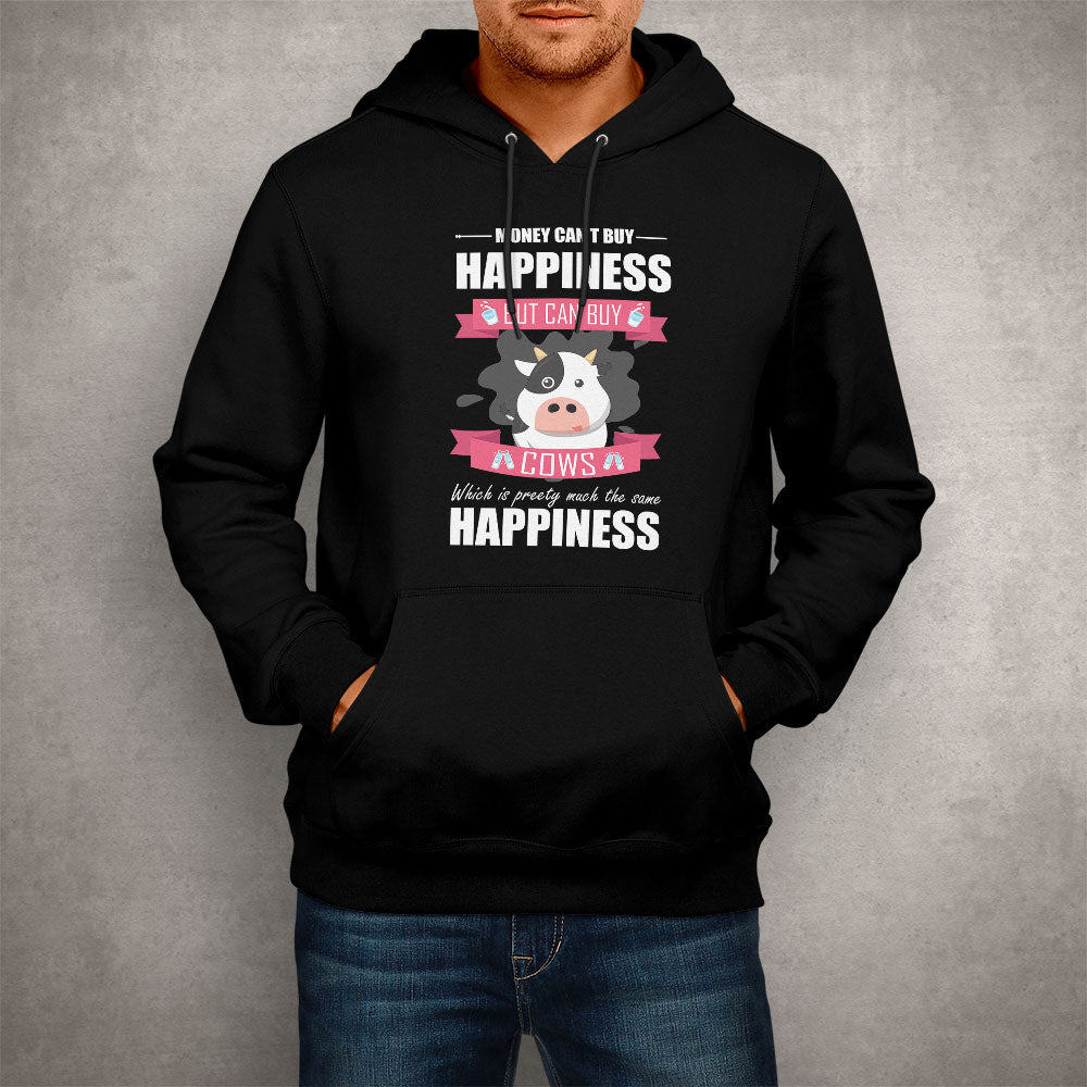 Unisex Hoodie Happiness Cow Lover