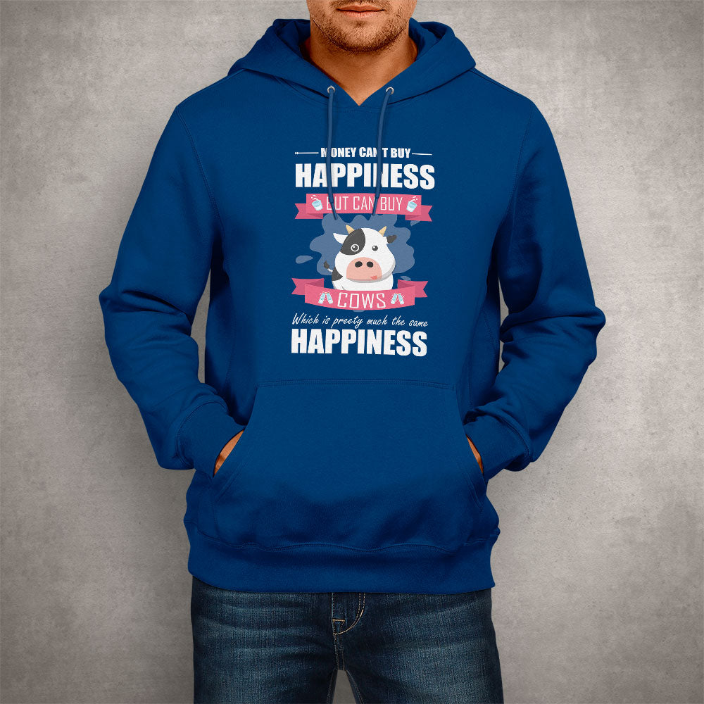 Unisex Hoodie Happiness Cow Lover