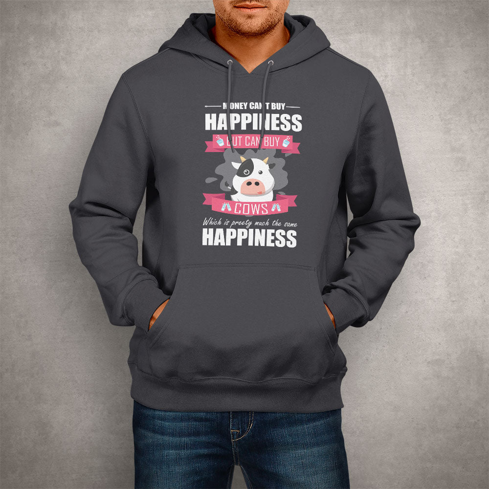 Unisex Hoodie Happiness Cow Lover