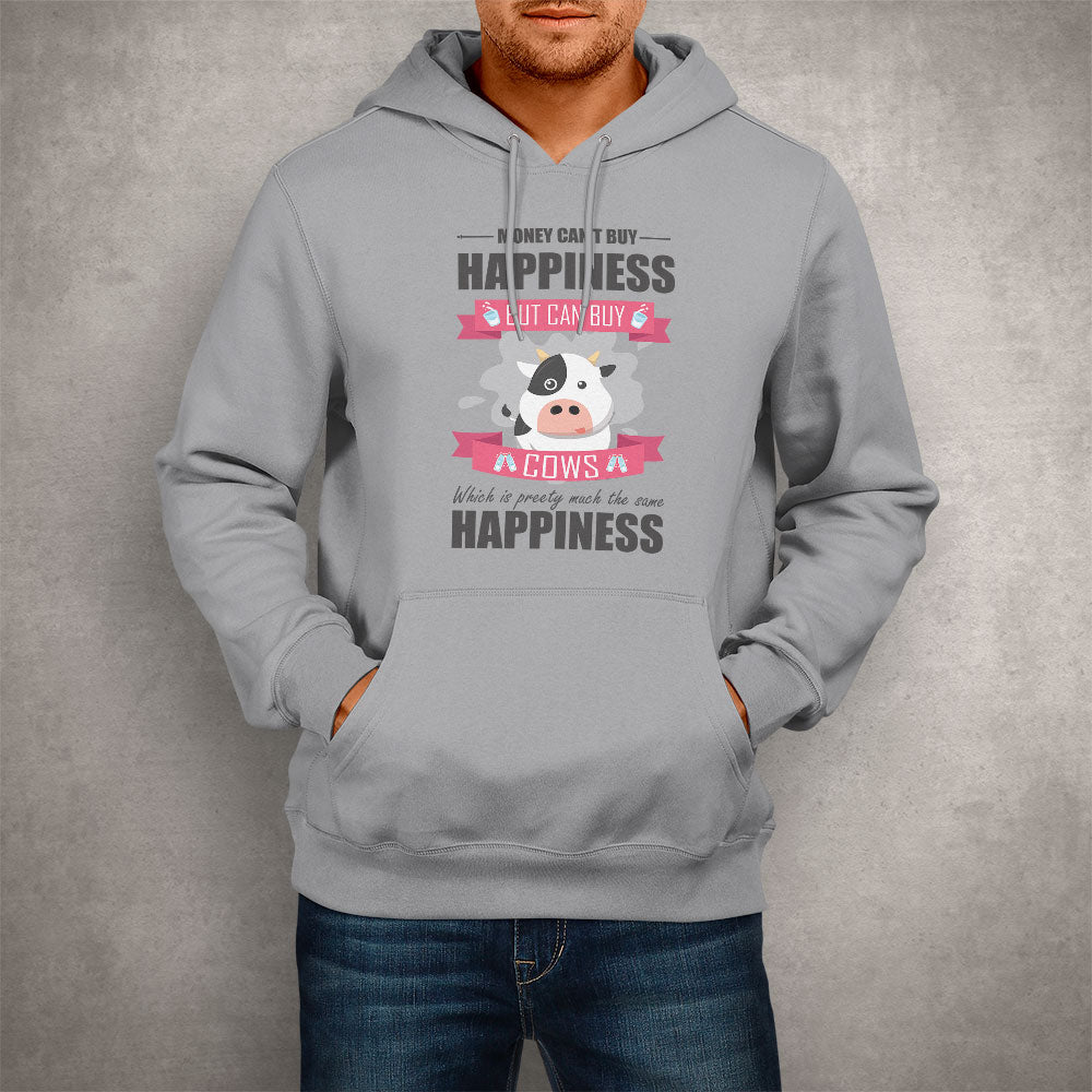 Unisex Hoodie Happiness Cow Lover