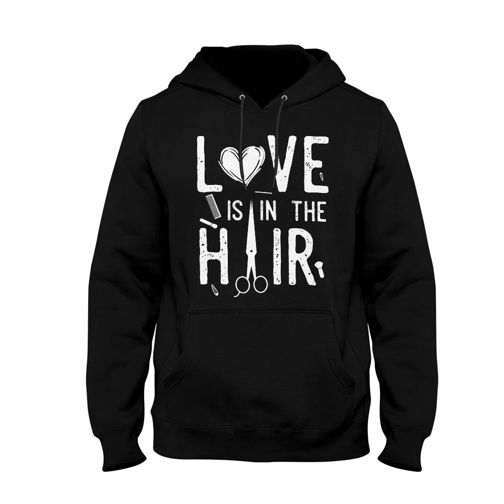 Unisex Hoodie, Love is in the Hair