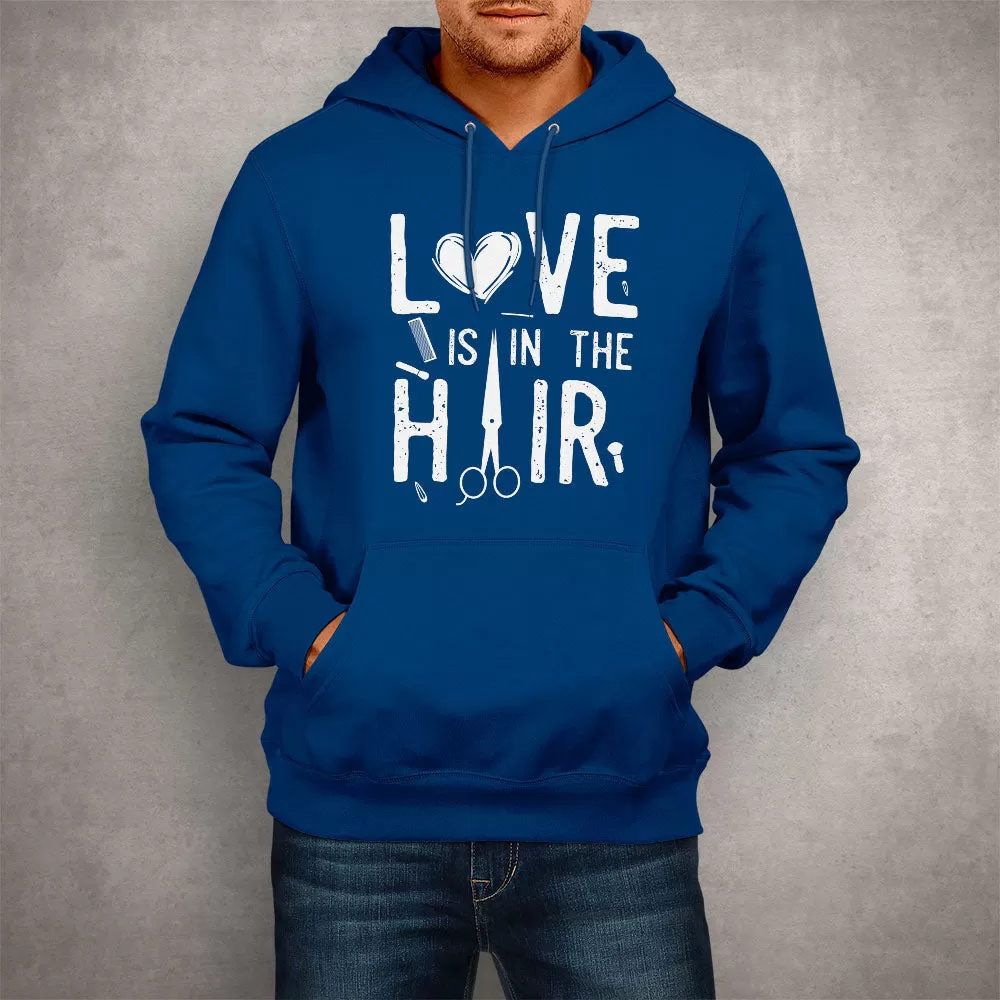 Unisex Hoodie, Love is in the Hair