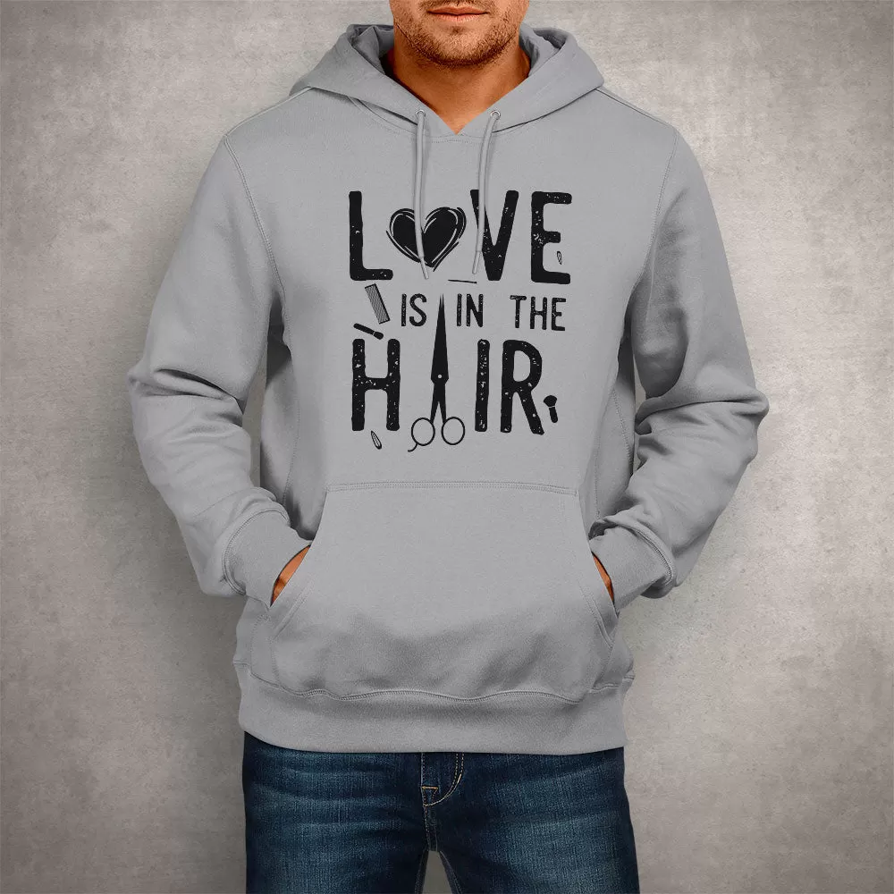 Unisex Hoodie, Love is in the Hair