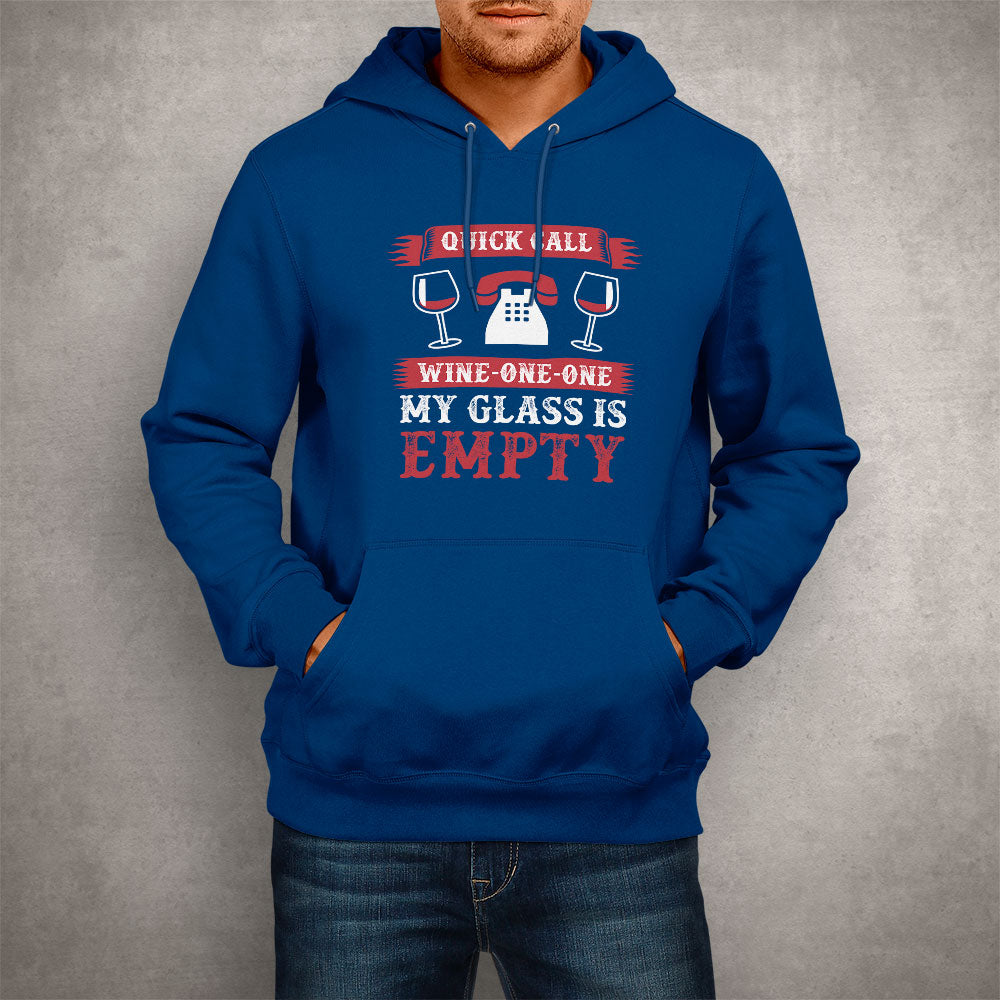 Unisex Hoodie My Glass Is Empty