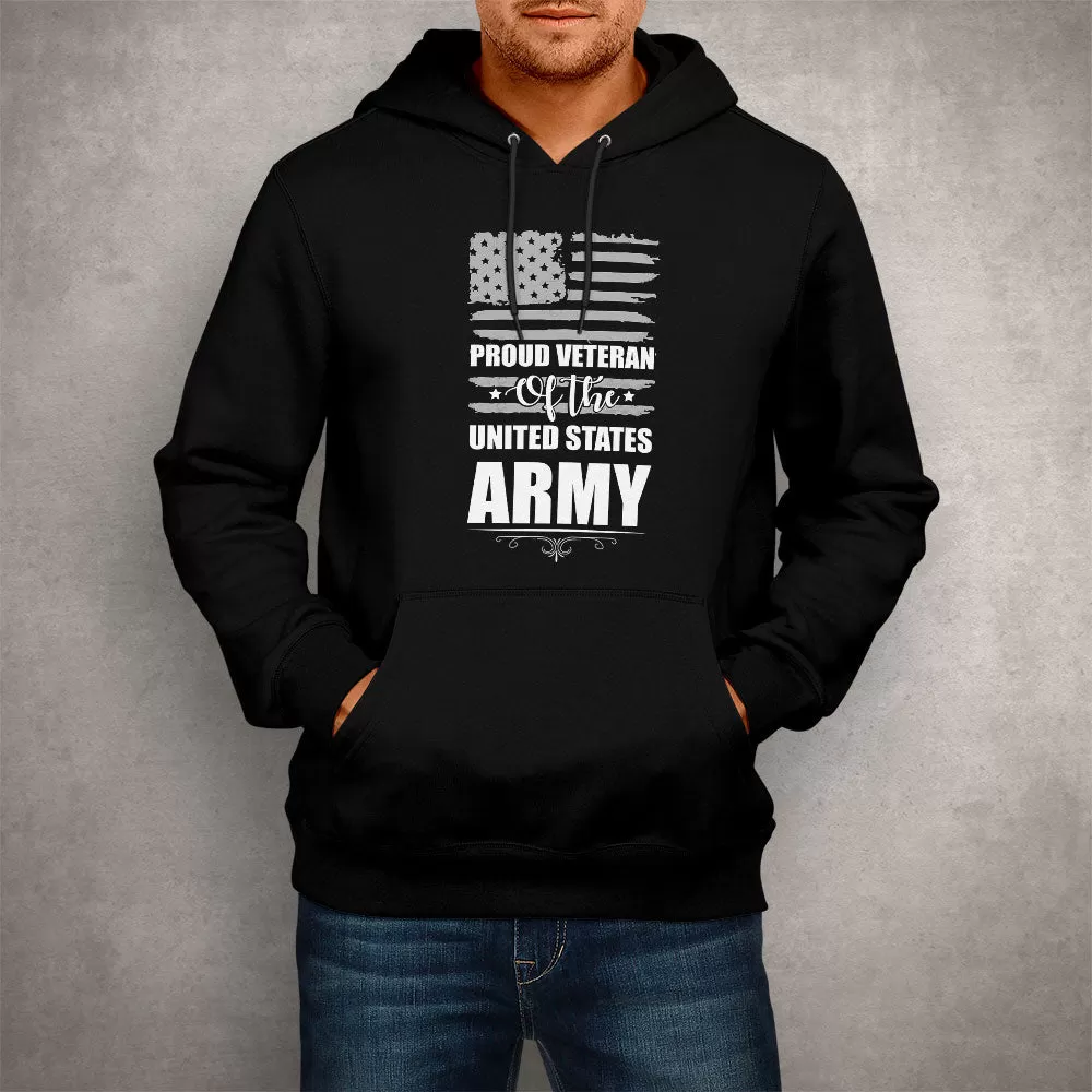 Unisex Hoodie Proud Veteran USA