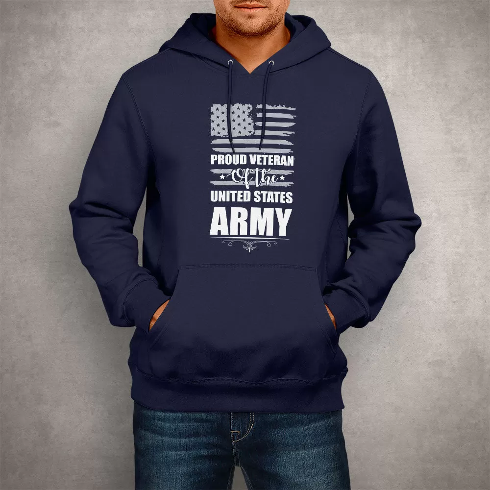 Unisex Hoodie Proud Veteran USA