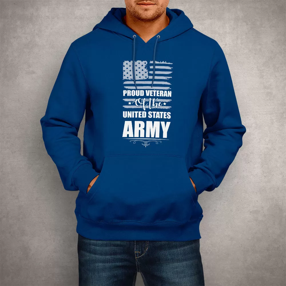 Unisex Hoodie Proud Veteran USA