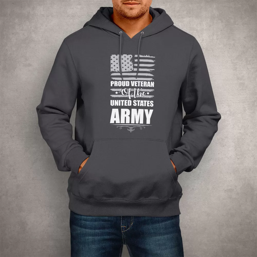 Unisex Hoodie Proud Veteran USA