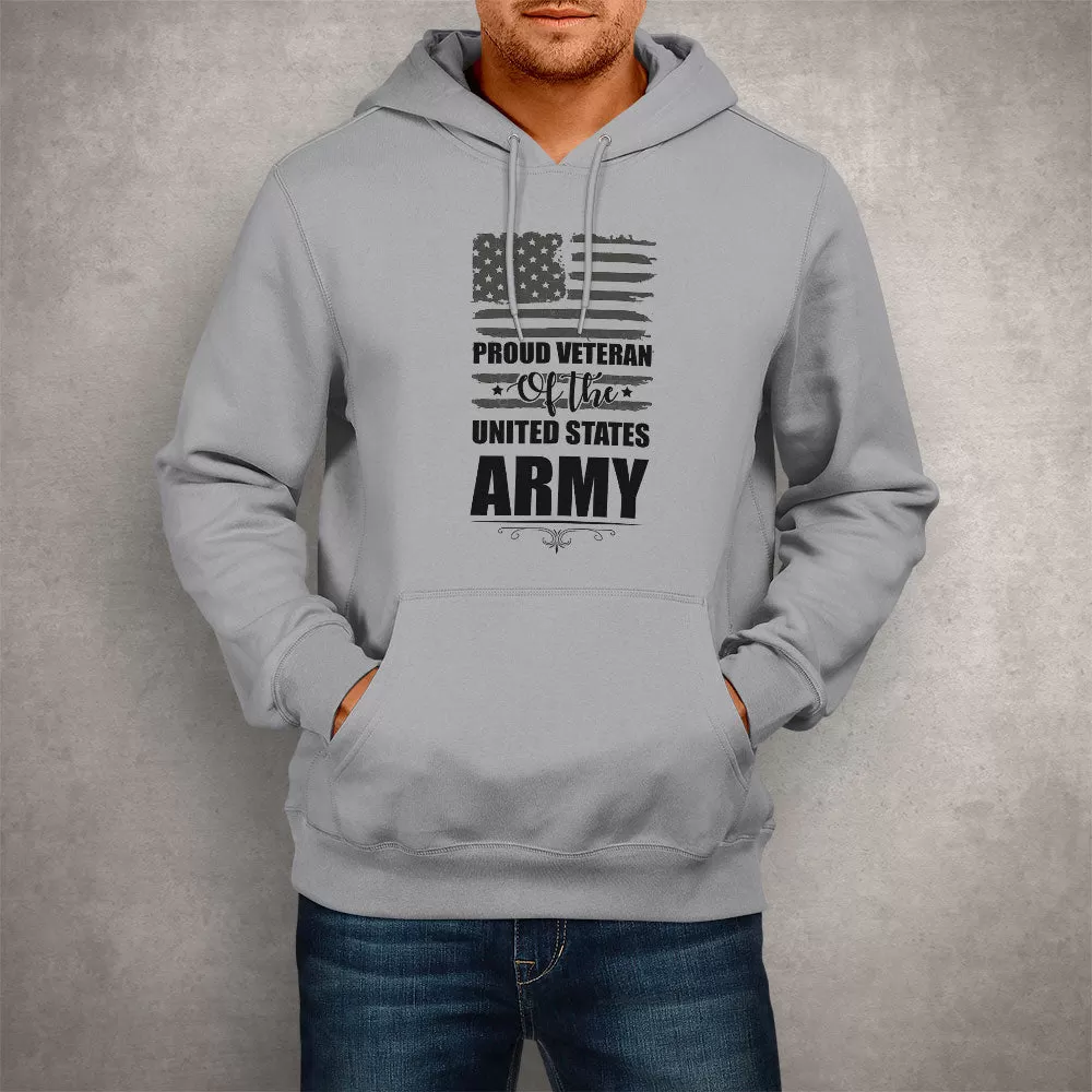 Unisex Hoodie Proud Veteran USA