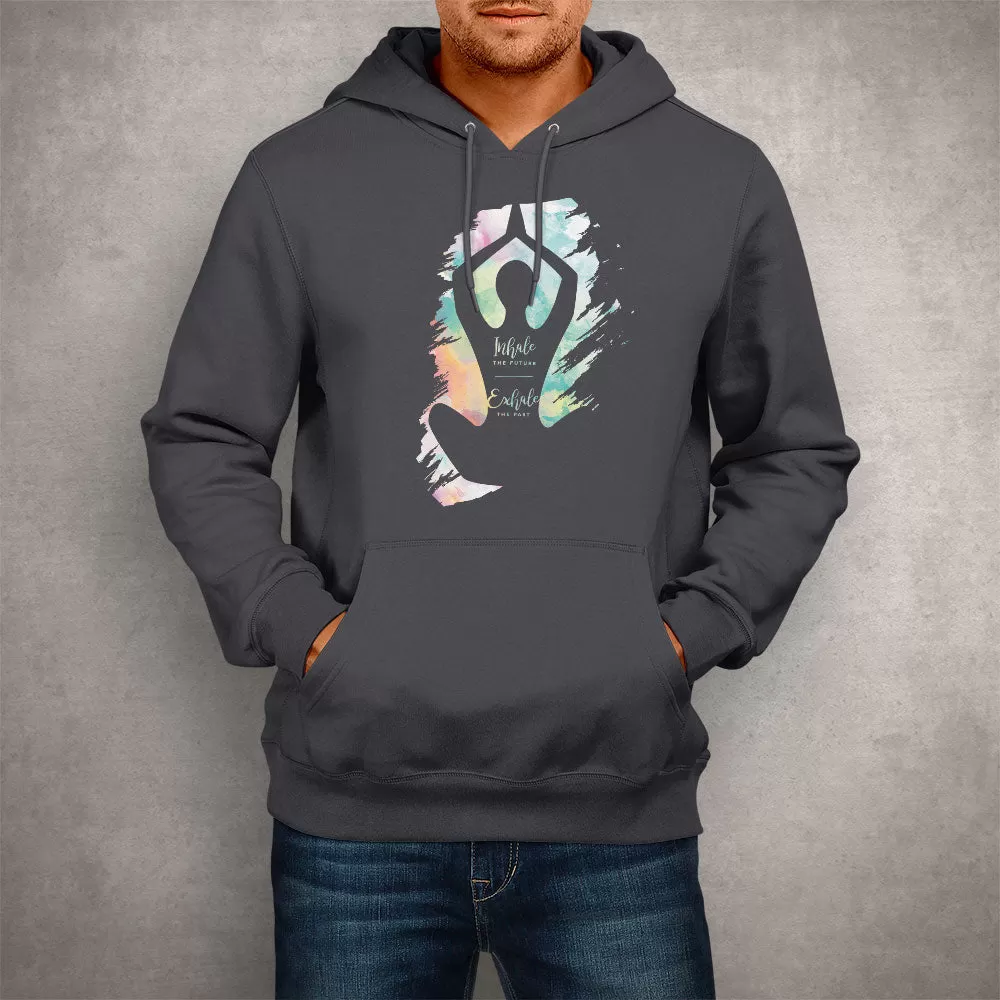 Unisex Hoodie Yoga Inhale Exhale