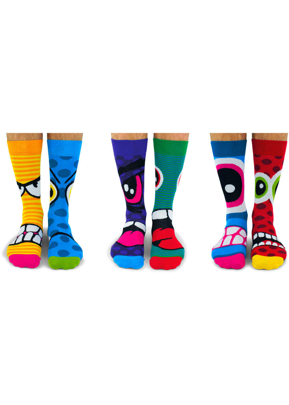 United Odd Socks 6 Men Socks Stress Heads